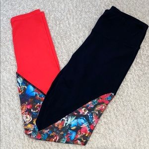 Jessica Simpson Butterfly Print Workout Pant